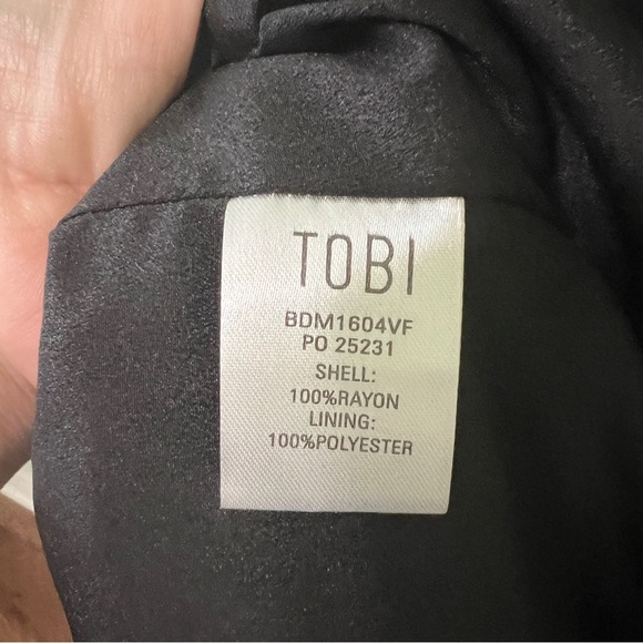 TOBI black sundress Large - Picture 3 of 5